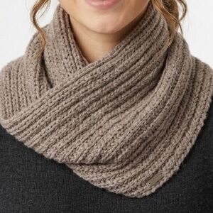 Coach Taupe Cowl Neck Sweater